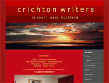Tablet Screenshot of crichtonwriters.ukwriters.net
